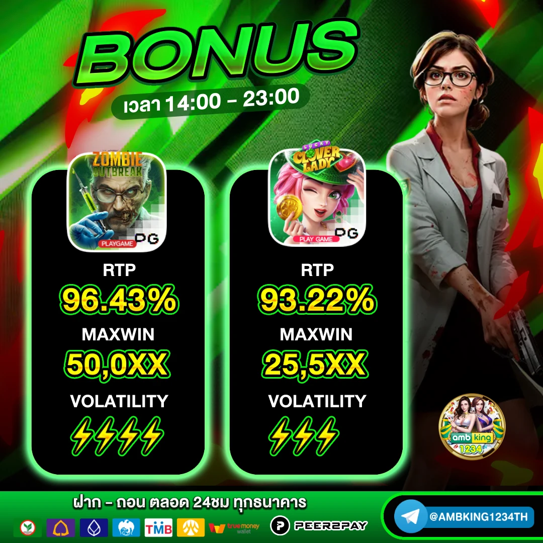 เปอร์เซ็นต์การแตกสล็อต - แบนเนอร์โปรโมชั่น